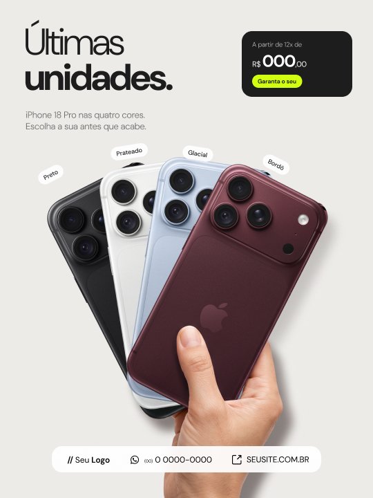 Criativo: leque de cores