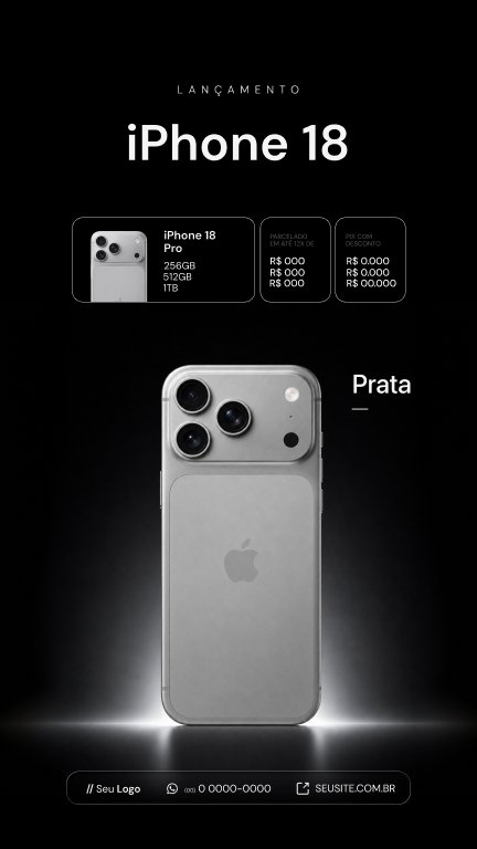 Stories: linha de iPhones